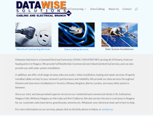 Tablet Screenshot of datawisesolutions.ca